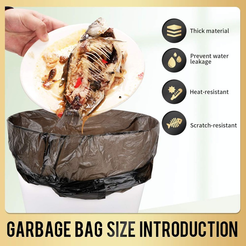 Handle Trash Bags 4 Gallon 100 Counts Small Garbage Bags