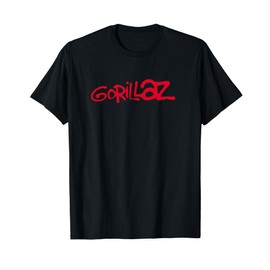Gorillaz Paint Brush Red Logo T-Shirt