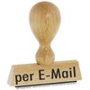 Kaufhaus2010 Beech Wood Stamp - Warehouse Text Stamp for Labelling