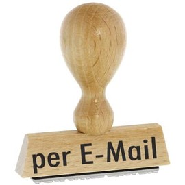 Kaufhaus2010 Beech Wood Stamp - Warehouse Text Stamp for Labelling Invoices and Other Documents 4 cm Long