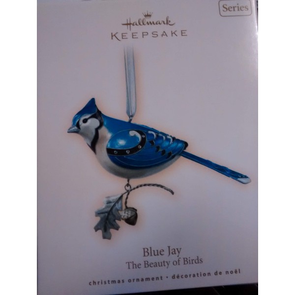 Blue Jay 3rd in the beautyの鳥シリーズ2007ホールマークOrnament