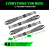 Rhino USA Soft Loop Tie Down Straps (4-Pack) - 1.6