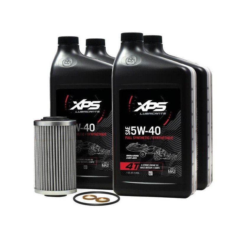 4T 5W-40 Full Synthetic Oil Change Kit for Rotax 991
