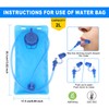 Hydration Backpack Waterproof Breathable Outdoor Sports Backpack with 2L Hydration