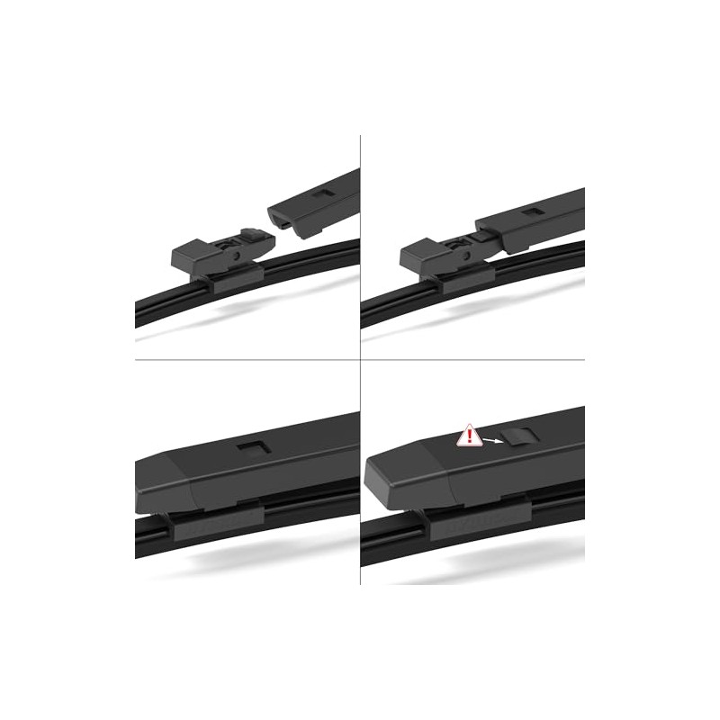 HYBROX Rear Windscreen Wipers Compatible with VW Caddy (2015-2020)