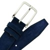 GRESEL Women's and Men's Suede Belt, Genuine Leather, Made in
