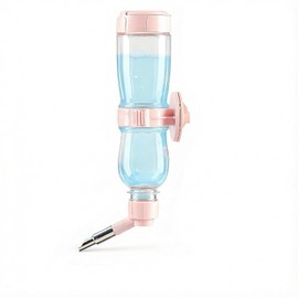 Botella de agua antigoteo de 500 ml (17 oz) para animales pequeños: perfecta para cobayas, conejos, chinchillas y roedores. Fácil de rellenar por la parte superior. También apta para aves