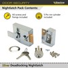 Sterling NLC101 Dead Lock Standard Night Latch Plate, Chrome