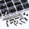 450 Pieces M3 M4 M5 Torx Screws Set, Countersunk Screws