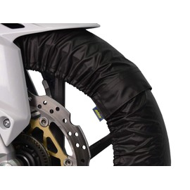 Rise 10" Tire Protection Cover (Mamoru-kun) Front and Rear Set, Black