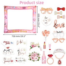 23pcs Hen Party Photo Booth Props