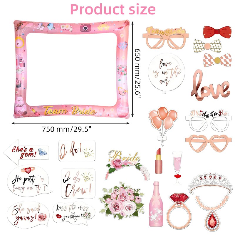 23pcs Hen Party Photo Booth Props