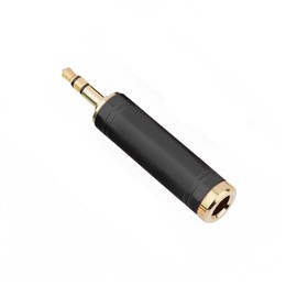 TRkin 6.35mm to 3.5mm Converter Plug (Female) to (Male) Earphone Jack Converter, 24K Plating, Pure Copper, Applicable to Earphones, Smartphones, PCs, Tablets, MP3 Players, Hybrid Consoles, Amplifiers,