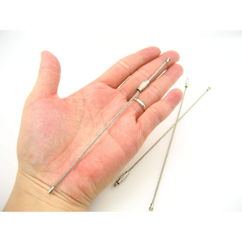 5pcs of 15cm Length Key Ring Book Binding Ring Wire