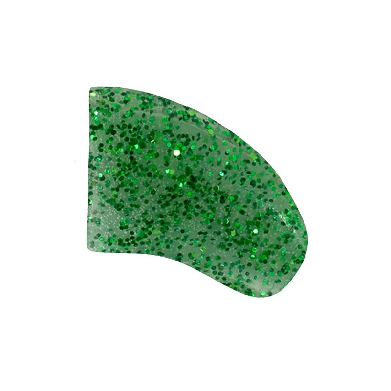 Purrdy Paws Soft Nail Caps for Dog Claws Green Glitter