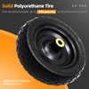 AR-PRO (2-Pack) 10" Flat Free Solid Tire and Wheel -
