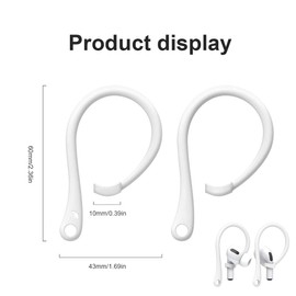 SIRLOMU 2 Pairs Sports Headphone Hooks for alrPods 1, alrPods 2, alrPods 3, alrPods Pro