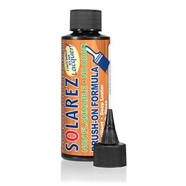 SOLAREZ I Cant Believe Its Not Lacquer  Pincel en  transparente, secado UV, respetuoso con el medio ambiente, no amarillea, lijado perfecto...        