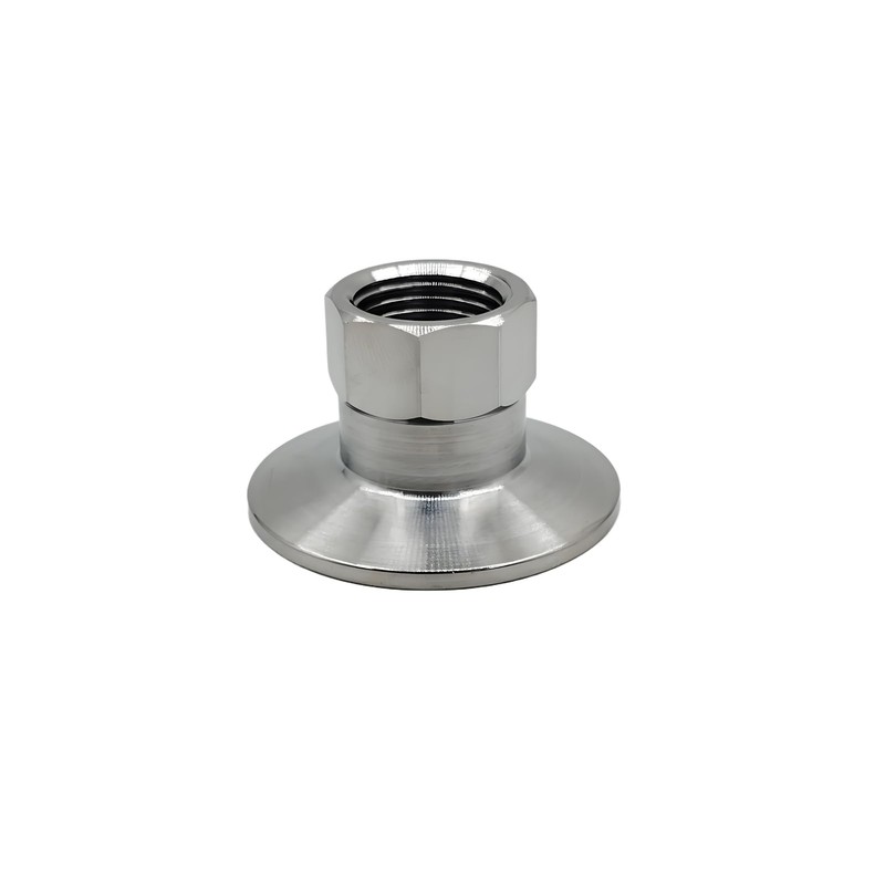 Threaded Adaptor Tri-Clamp 1.5" x 1" BSPT IG, Stainless Steel
