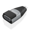 AISENS Adapter Converter Aluminium USB-C to VGA HDB15/H Grey