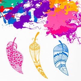 Operitacx 2sheets Washable Mesh Screen Stencil Kit for Crafts Versatile Silk Screen Template for Household Projects Drawing and Painting Backed Gauze Material for Easy Use