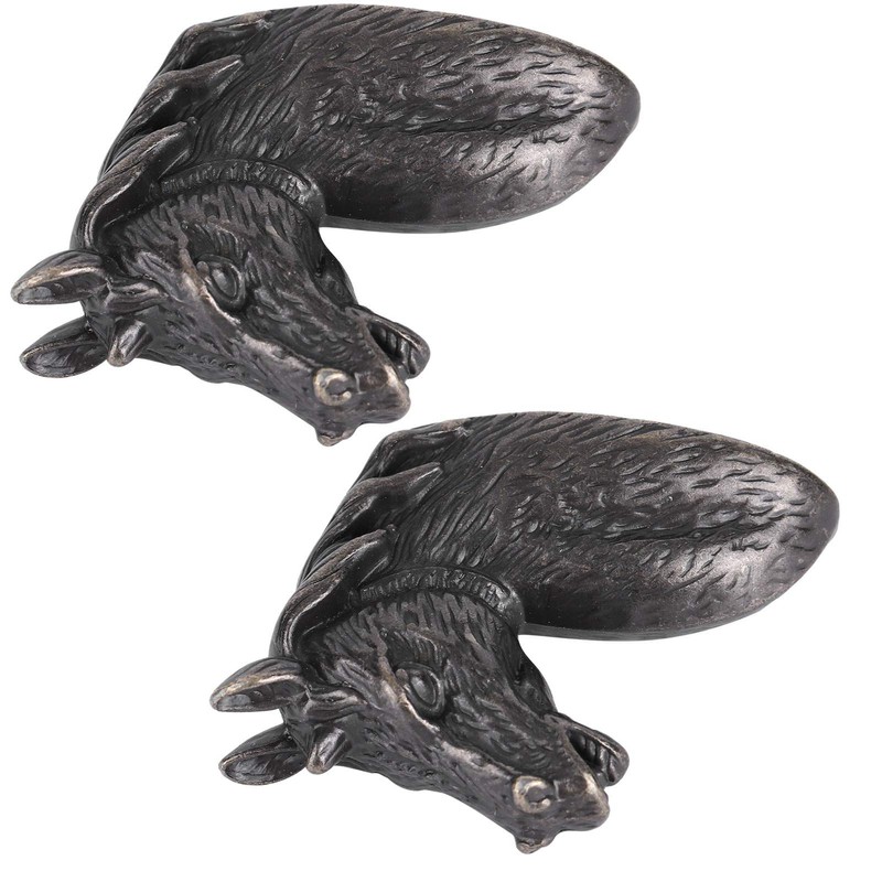 2 Sets Modern Stylish Cabinet Handles Zinc Alloy Waterproof Horse