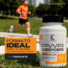 Cordyceps Power Kardagar Suplemento Extracto Hongo Puro Sabor Sin sabor                                                                               