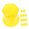 ABOOFAN 12pcs Yellow Wheel Nut Indicators High Visibility Loose Lug