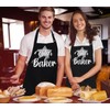 LINEN CLOSET® Baking Aprons for Women Baker Aprons for Men