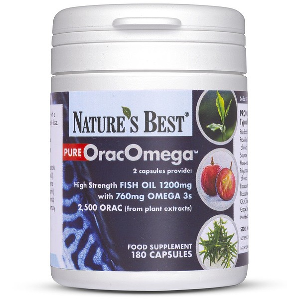 Natures Best OracOmega, 360 CAPSULES IN 2 POTS