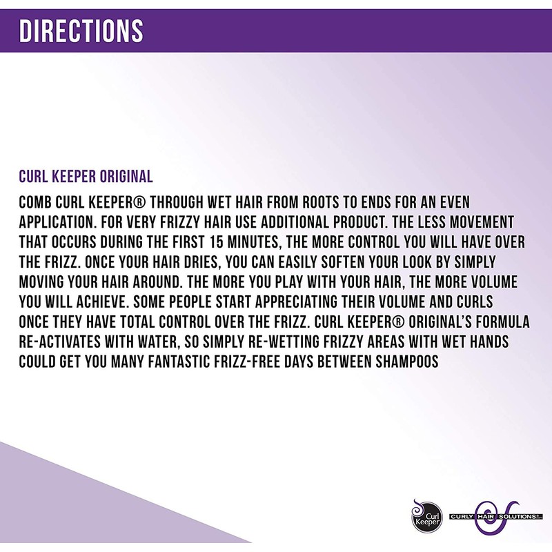 CURLY HAIR SOLUTIONS - Curl Keeper Original Liquid Styler 12