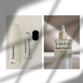 Simplystication Simplystication Simply Baccarat Perfume Set C Unisex Body Oil Dropper & Roll-On Inspired by Baccarat C Long-Lasting Fragrance C Travel-Friendly C 30ml Dropper + 10ml Roller