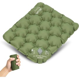 ONTYZZ Inflatable Seat Cushion for Stadium Portable Travel Cushion Lightweight Camping Cushions Waterproof Air Cushion Foldable Outdoor Cushion for Bench Beach Lawn Floor