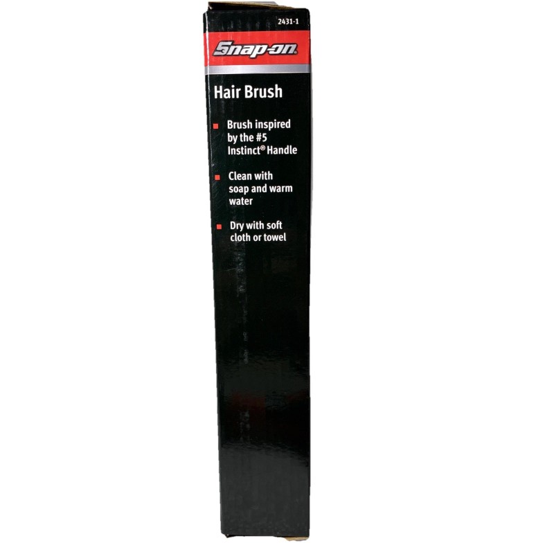 Snap On Tools Hair Brush Soft Grip handle inspired red/black