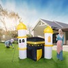 Dawdix 6FT Inflatable Ramadan Mosque Decoration, Inflatable Masjid Eid Mubarak
