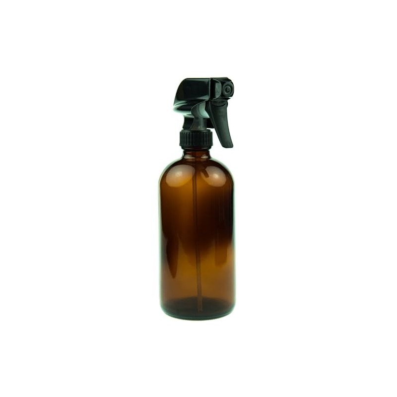 Sally's Organics 16oz Amber Glass Spray Bottle for Thieves Cleaner,