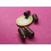 18-8 Stainless Steel Brass Tip Set Screw 1/4"-20 x .500"