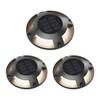 ledscom.de Bunso LED Solar Floor Light for Outdoor Use, IP65,