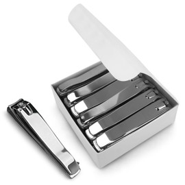 ASA TECHMED Mini Nail Clippers - Professional Stainless Steel Pack Fingernail Clippers Bulk, Nail Clippers Keychain - Ideal for Travelers and On-The-Go Individuals (Count, 12)