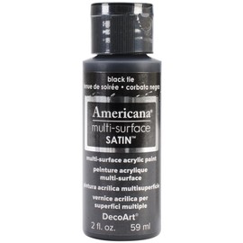Deco Art Acrylics Multi-Purpose Paint, Black Tie Satin,59 ml (Pack of 1)