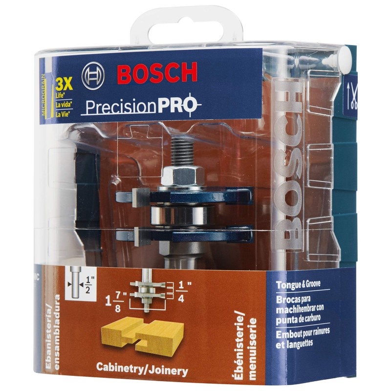Bosch 84624MC 1-7/8 in. Tongue & Groove Router Bits
