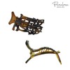 Parcelona French Intricate Celluloid Small Shell Slide in Side Slider