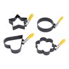 Fried Egg Rings Set with Folding Handle Silicone Brush Non
