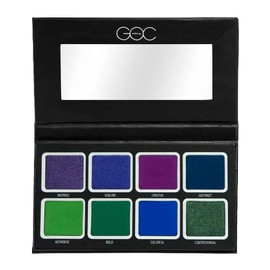 GOC, Paleta de sombras minerales con pigmento de alta definición, Efecto metálico y ultra mate, GPHP04                                                