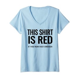 Womens Doppler Effect Shift Science Physics Physicist Scientist V-Neck T-Shirt