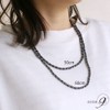 Terahertz Mineral Rubber Necklace, Magnetic Hematite, Health Accessory, Elastic Rubber