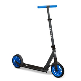 Radio Flyer Flyer Kickstart Max, Radio Flyer Kick Scooter, Adjustable Handlebars & Foldable, Blue Scooter 8+ Years, and up to 220 lbs