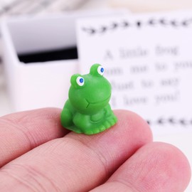 Kvekstio I Love You Frog Gift, Adorable Green Frog Gifts Set for Husband Wife Couples, Cute Frogs Matchbox Gift, Open Me Surprise Box with Love Note for Anniversary Valentine's Day Birthday