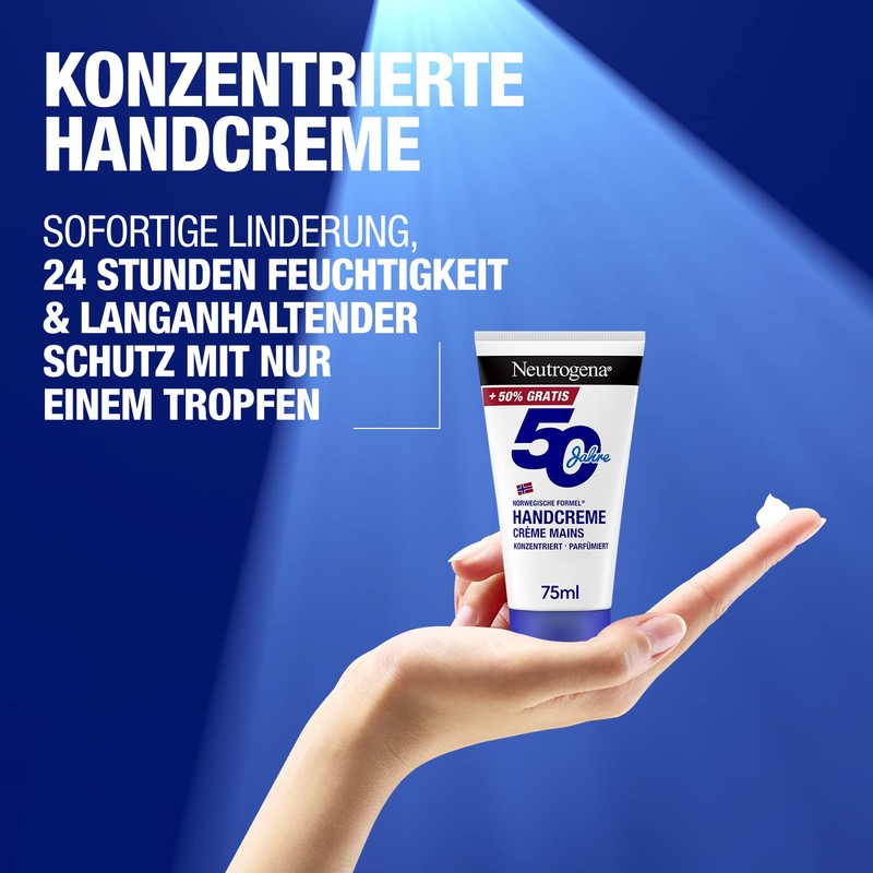 Neutrogena Hand Cream Concentrated Scented (75 ml), Soothing Moisturising Cream