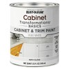 Rust-Oleum 372007 Transformations Basics Cabinet & Trim Paint, Quart, Pure